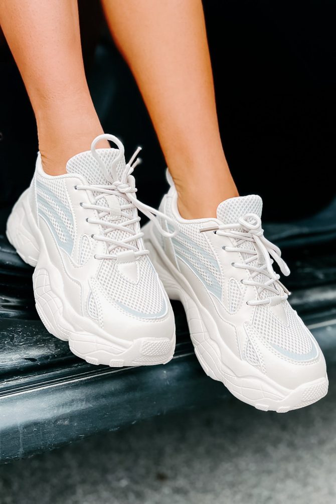 Making The Rounds Chunky Sneakers (Beige) ?? NanaMacs - Image 2