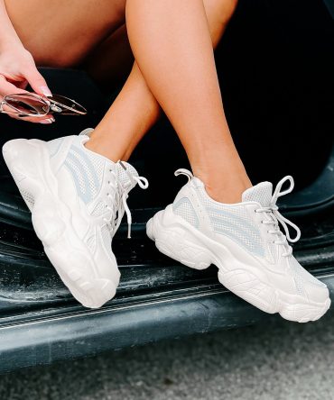 Making The Rounds Chunky Sneakers (Beige) ?? NanaMacs