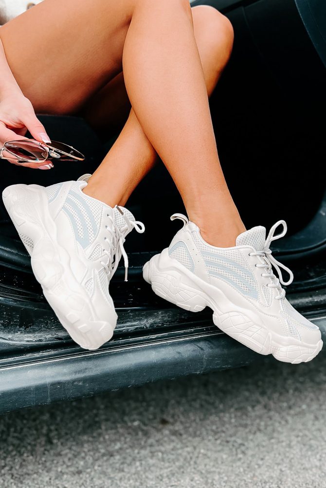Making The Rounds Chunky Sneakers (Beige) ?? NanaMacs