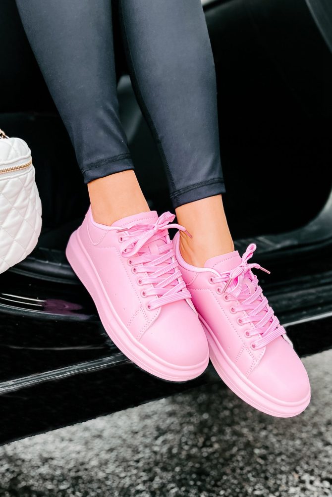 Sidewalk Strut Platform Sneaker (Pink) ?? NanaMacs - Image 2