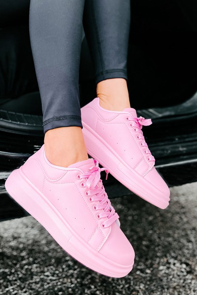 Sidewalk Strut Platform Sneaker (Pink) ?? NanaMacs - Image 3
