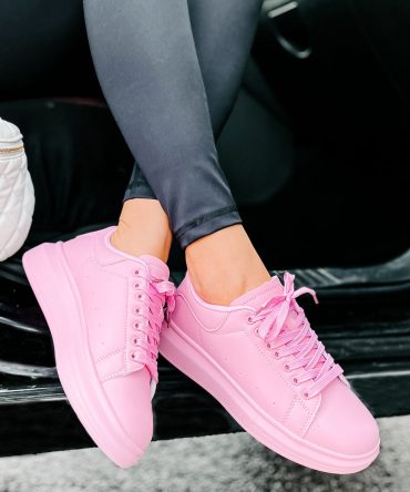 Sidewalk Strut Platform Sneaker (Pink) ?? NanaMacs
